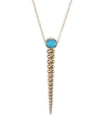 Shop Nikos Koulis Spectrum Turquoise Pendant Necklace