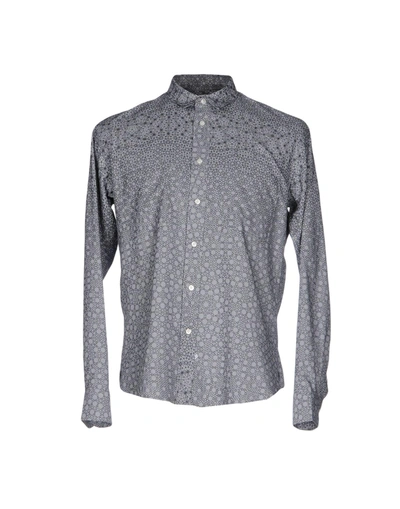 Shop Sidian, Ersatz & Vanes Patterned Shirt In Light Grey