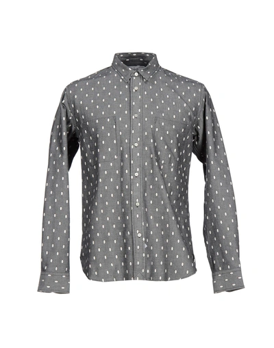 Shop Sidian, Ersatz & Vanes Patterned Shirt In Grey
