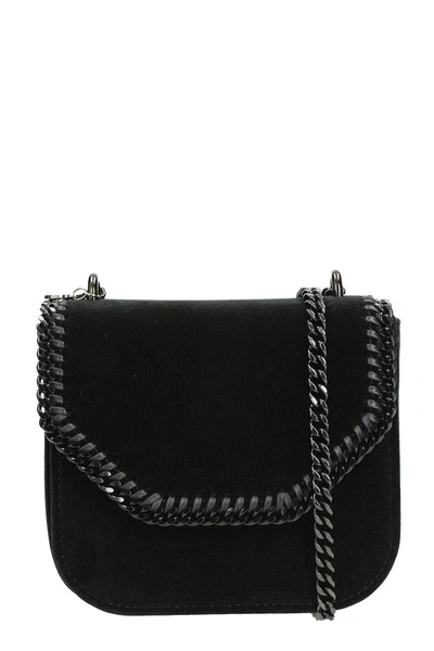 Shop Stella Mccartney Falabella Box Shoulder Bag In Black