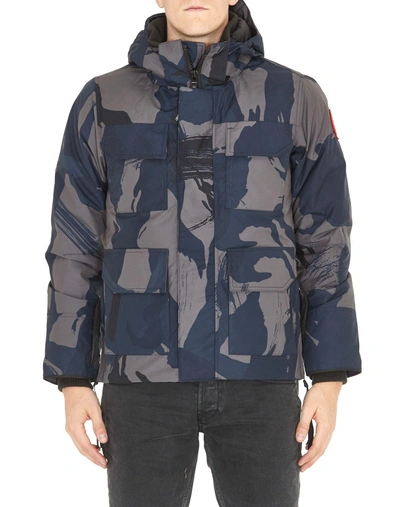 Canada Goose Maitland Parka In Blue Brush Camo | ModeSens