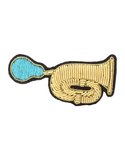 Shop Macon & Lesquoy Brooches In Yellow