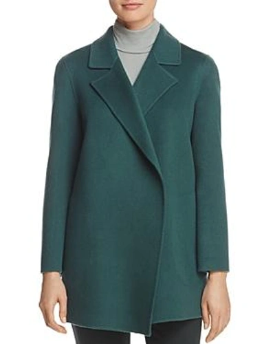 Shop Theory Clairene Double-face Wool And Cashmere Coat In Billiard