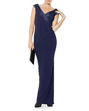 ralph lauren navy gown