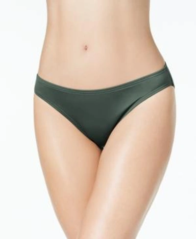 Shop Carmen Marc Valvo Classic Bikini Bottoms Women's Swimsuit In Palm Green