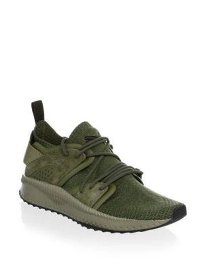 Shop Puma Tsugi Blase Evoknit Sneakers In Green