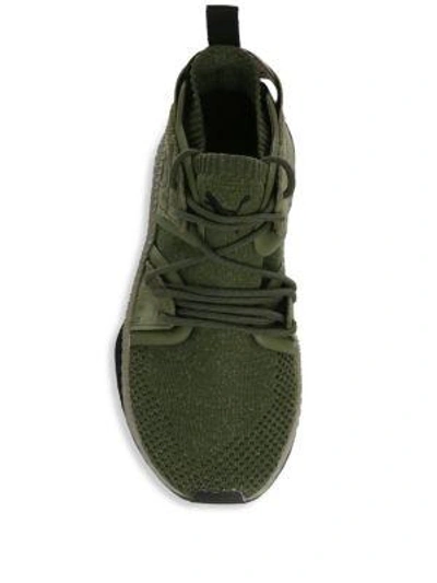 Shop Puma Tsugi Blase Evoknit Sneakers In Green