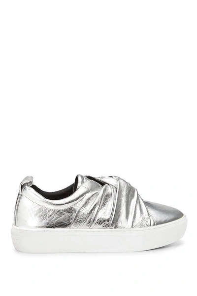Shop Rebecca Minkoff Nicole Sneaker In Silver