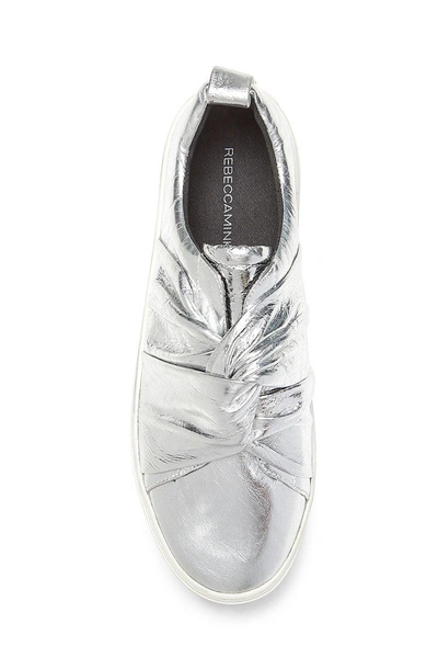 Shop Rebecca Minkoff Nicole Sneaker In Silver
