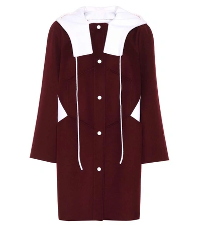 Shop Valentino Wool And Cashmere Coat In Red