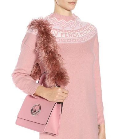 Shop Fendi Exclusive To Mytheresa.com - Alpaca Shoulder Strap In Pink