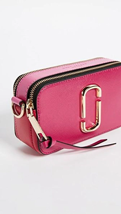 Shop Marc Jacobs Snapshot Crossbody Bag In Hibiscus Multi