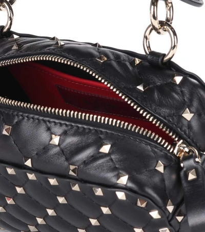 Shop Valentino Garavani Rockstud Spike Leather Crossbody Bag