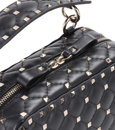 Shop Valentino Garavani Rockstud Spike Leather Crossbody Bag
