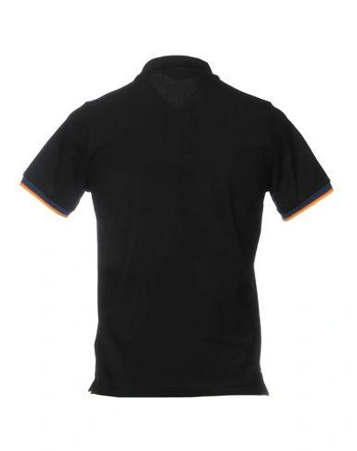Shop K-way Polo Shirt In Black