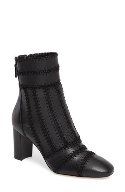 Shop Alexandre Birman Beatrice Pieced Bootie In Black