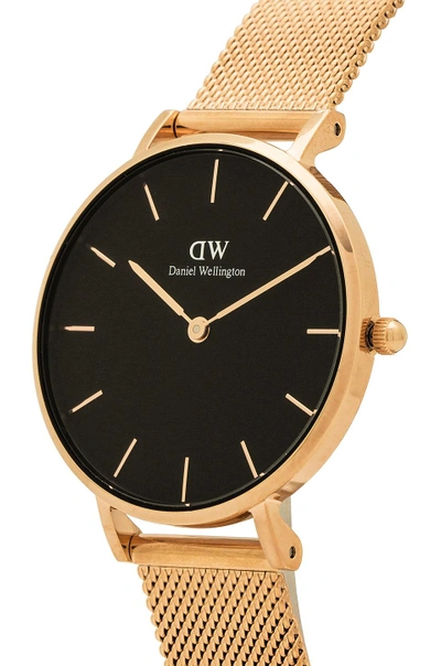 Shop Daniel Wellington Petite Melrose 32mm Watch In Rose Gold