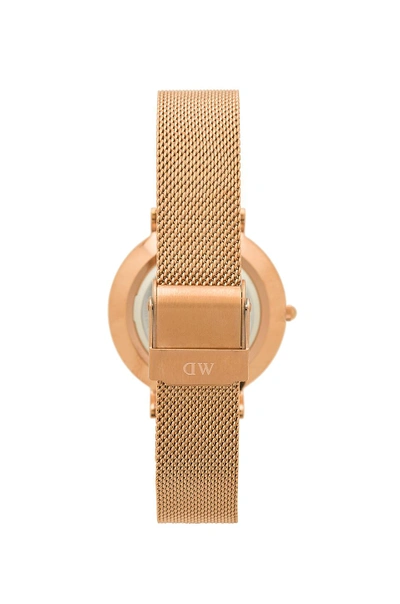 Shop Daniel Wellington Petite Melrose 32mm Watch In Rose Gold