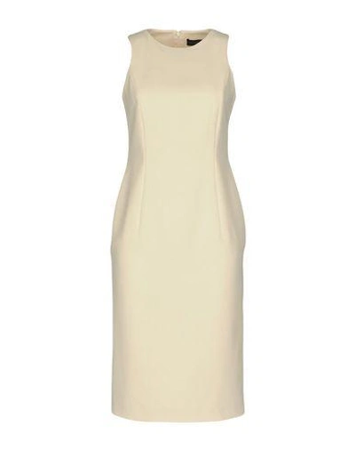 Shop Alessandro Dell'acqua Knee-length Dress In White