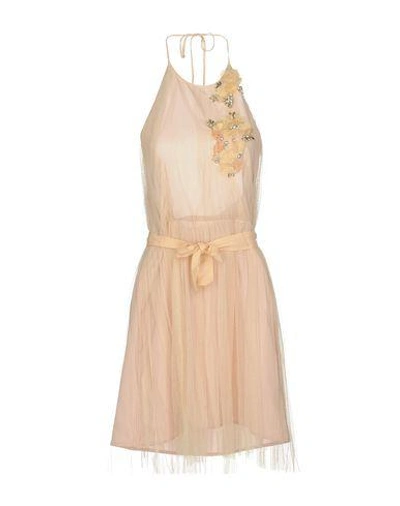 Shop Atos Lombardini Evening Dress In Pale Pink