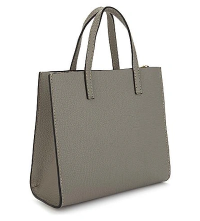 Shop Marc Jacobs Mini Grind Tote Bag In Hydrangea