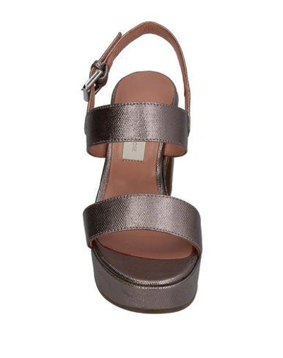 Shop L'autre Chose Sandals In Lead