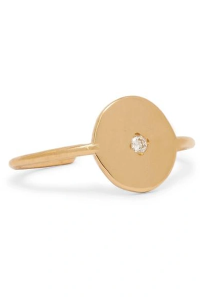 Shop Sansoeurs Sequin 18-karat Gold Diamond Ear Cuff