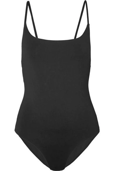 Shop Broochini Luna Swimsuit In Black