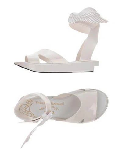 Shop Vivienne Westwood Anglomania Sandals In White