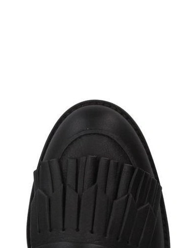 Shop Hogan Woman Loafers Black Size 6 Leather