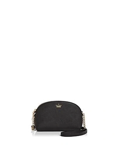 Shop Kate Spade New York Hilli Leather Crossbody In Black/gold