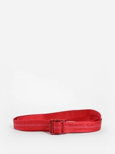 Shop Off-white Off White C/o Virgil Abloh Women's Red 2m Industrial Belt