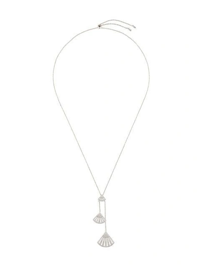 Shop Apm Multi Shell Necklace - Metallic