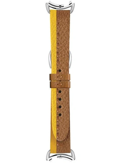 Shop Fendi Selleria Interchangeable Strap In Brown