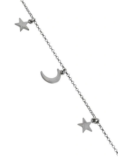 Shop Federica Tosi Moon And Stars Necklace - Metallic