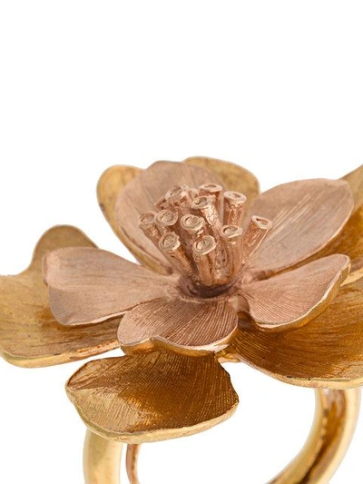 Shop Oscar De La Renta Bold Flower Ring