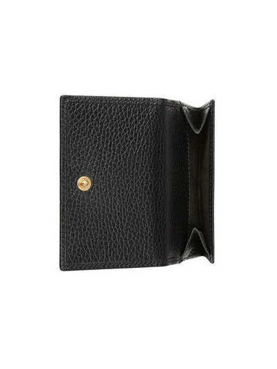 Shop Gucci Gg Marmont Leather Wallet In Black