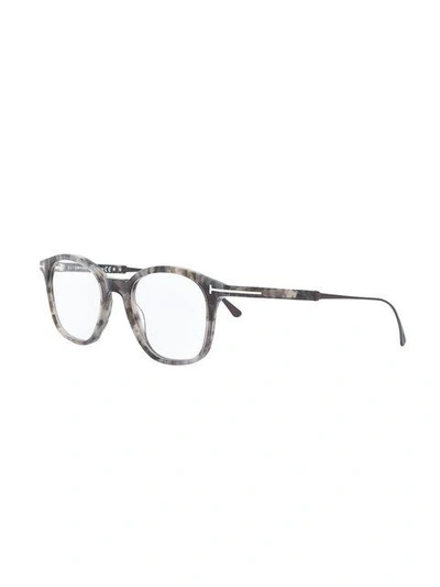 Shop Tom Ford Tortoiseshell Effect Glasses