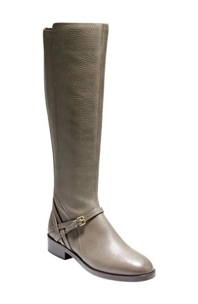 Shop Cole Haan Pearlie Tall Boot In Morel Leather