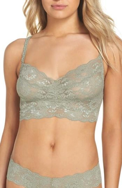 Shop Cosabella 'never Say Never Sweetie' Bralette In Vetiver