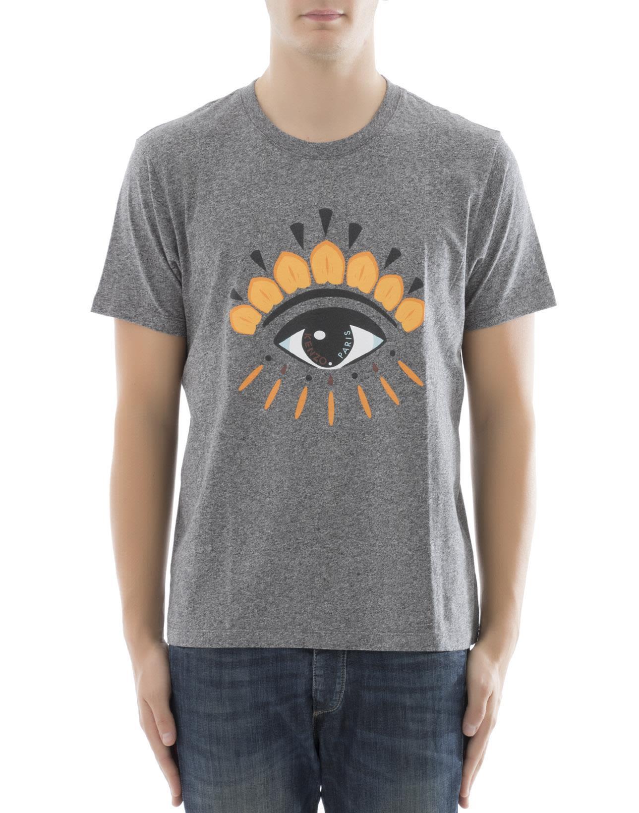 kenzo eye t shirt grey