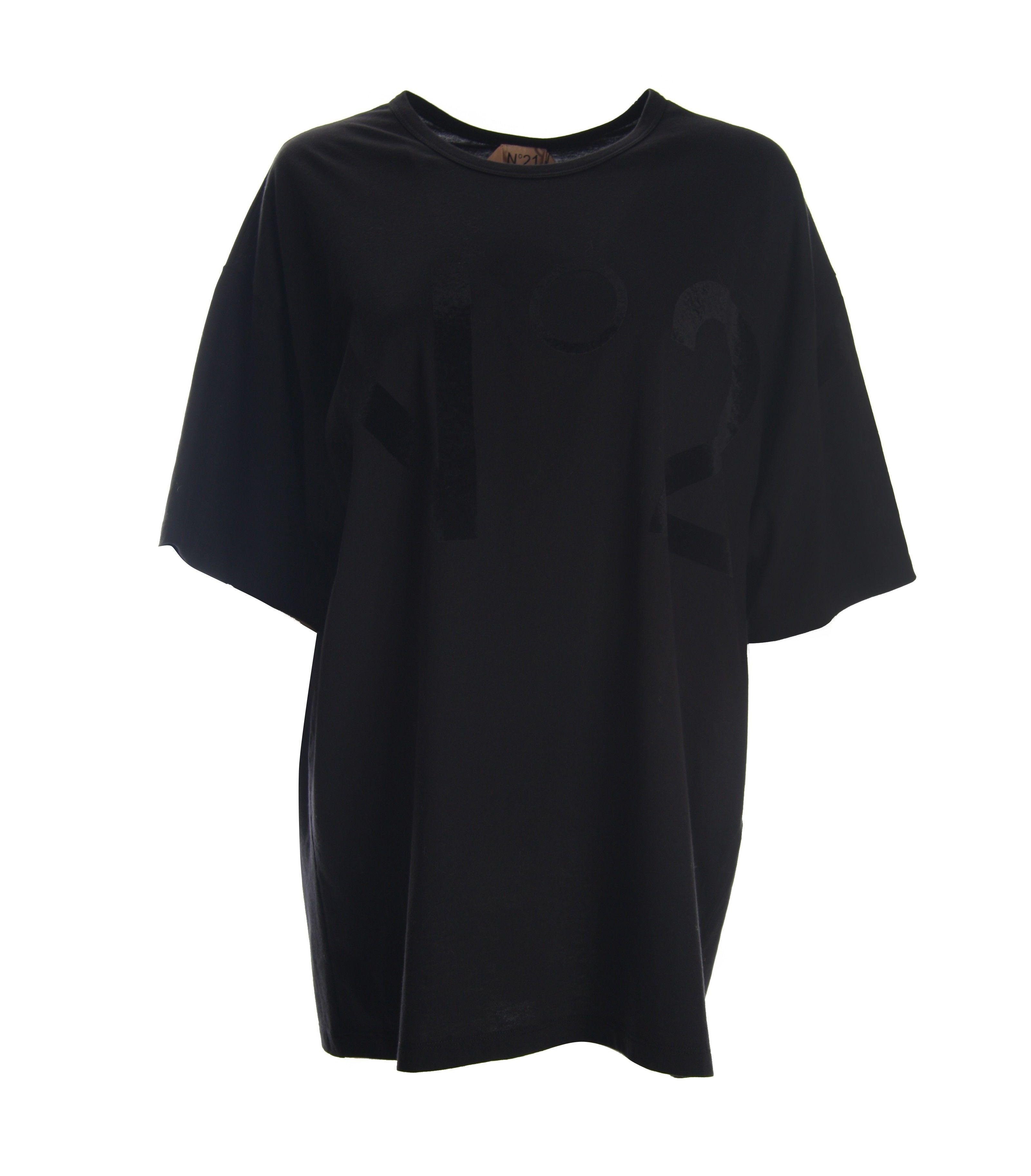 N°21 N° 21 Black T-shirt | ModeSens