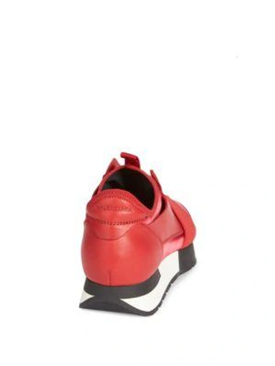 Shop Balenciaga Race Low-top Trainers In Rouge
