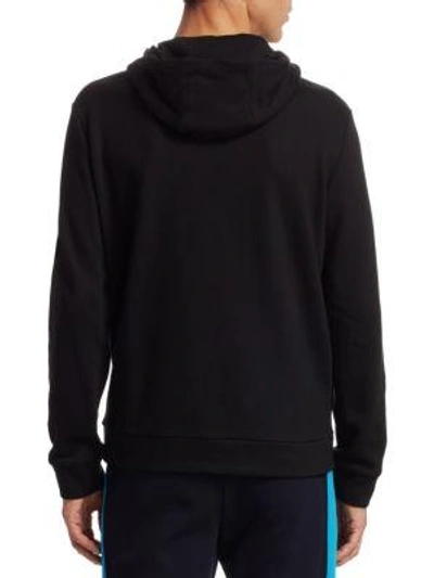 Shop Fendi Monster Zip Mouth Sweatshirt In Black