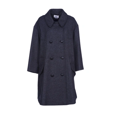 Shop Isabel Marant Étoile Double-breasted Flicka Coat In Antracite