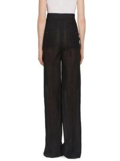 Shop Rick Owens Soultrains Wide-leg Pants In Black