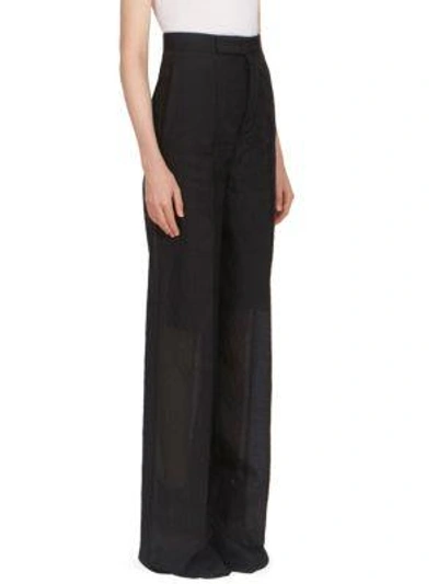 Shop Rick Owens Soultrains Wide-leg Pants In Black