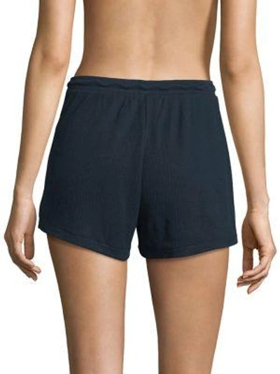 Shop Skin Winona Cotton Shorts In Bright Navy