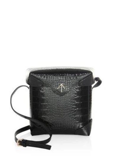 Shop Manu Atelier Mini Pristine Bag In Black