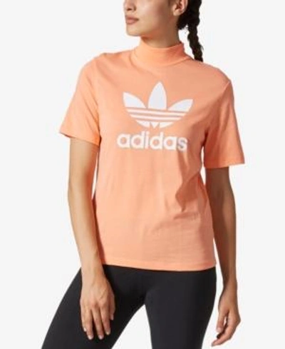 Adidas Originals Originals By Pharrell Williams Hu Hiking Logo Tee In Peach  | ModeSens